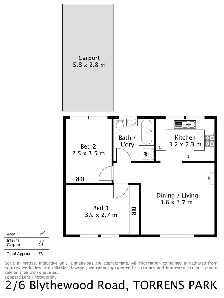 Floorplan of Homely house listing, 2/6 Blythewood Road, Torrens Park SA 5062