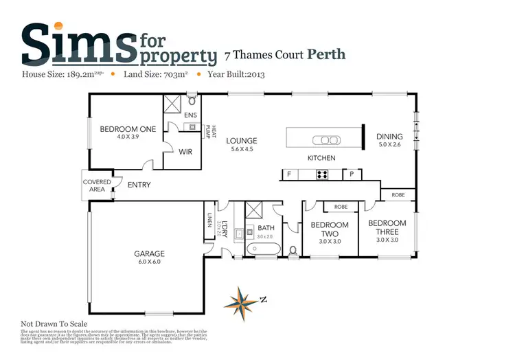 Floorplan of Homely house listing, 7 Thames Court, Perth TAS 7300