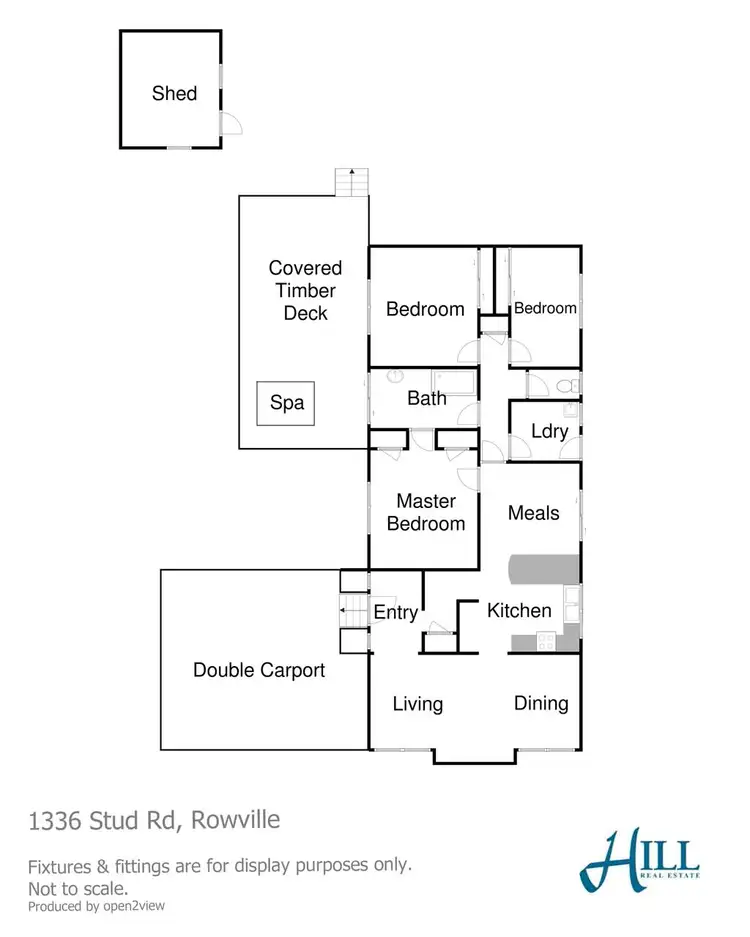 Floorplan of Homely house listing, 1336 Stud Road, Rowville VIC 3178