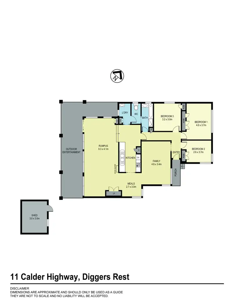 Floorplan of Homely house listing, 11 Calder Highway, Diggers Rest VIC 3427