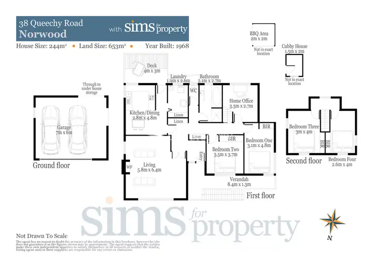 Floorplan of Homely house listing, 38 Queechy Road, Norwood TAS 7250