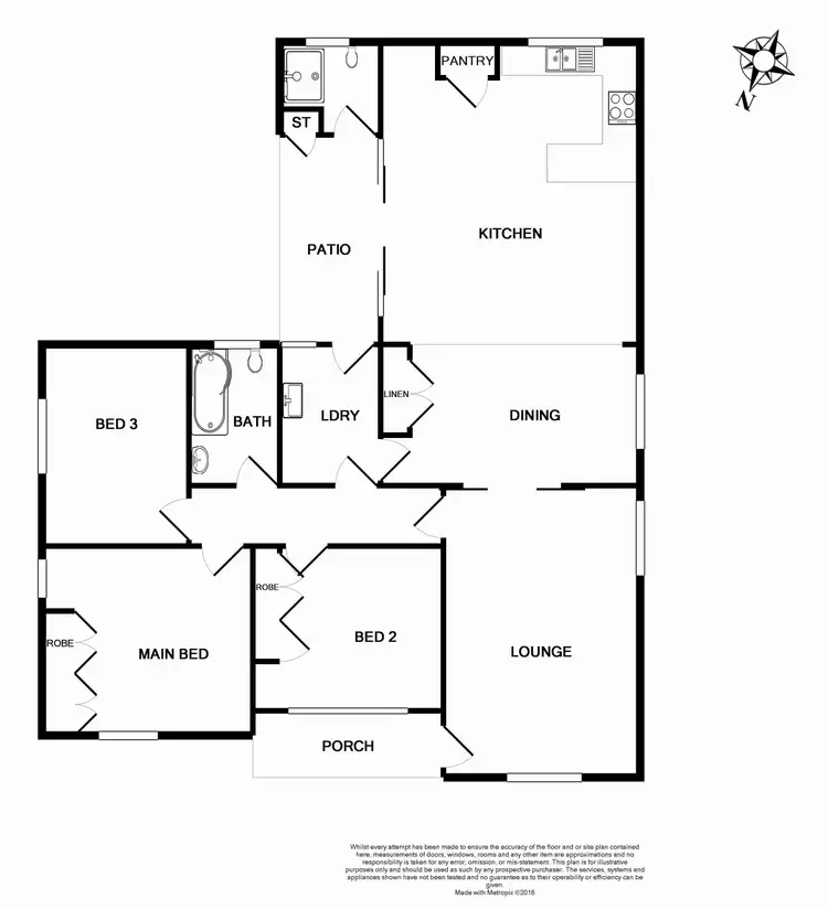 Floorplan of Homely house listing, 54 Curtin Street, East Maitland NSW 2323