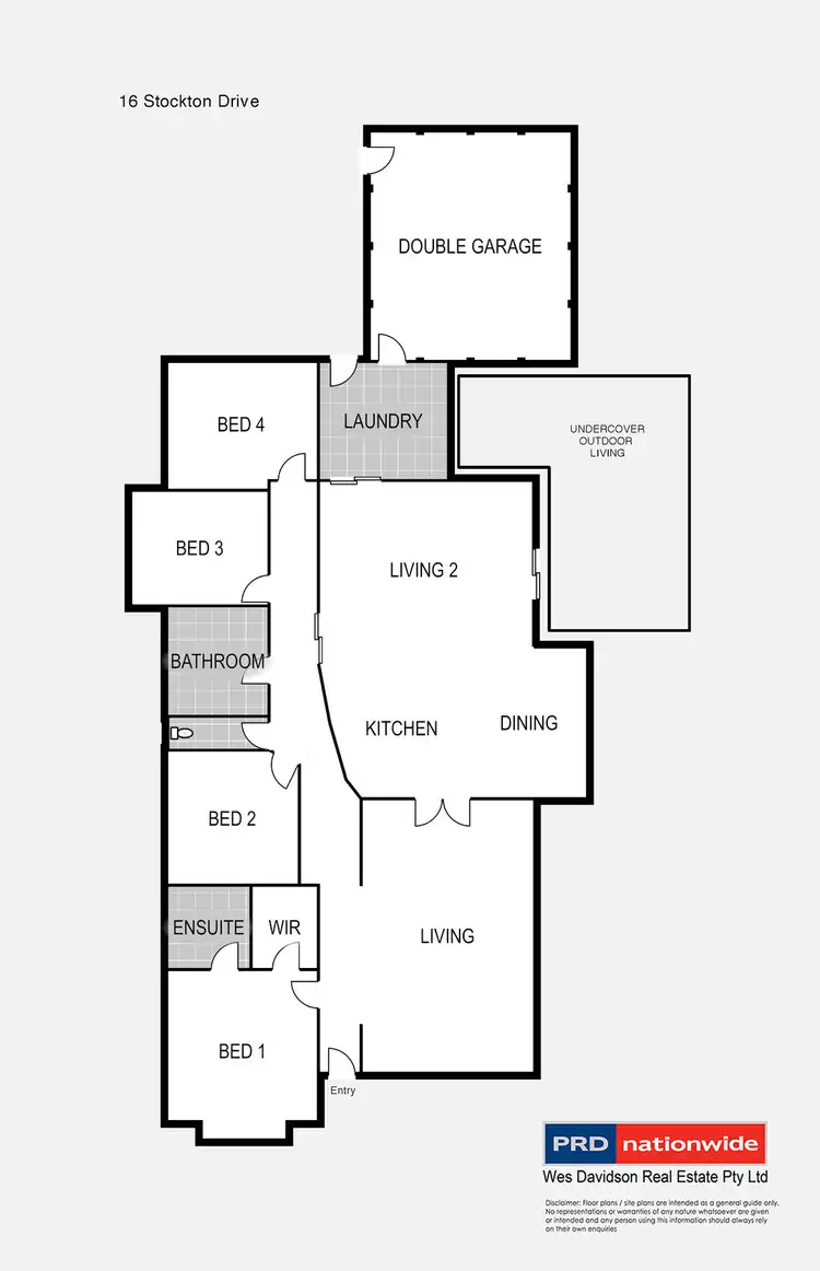 Floorplan of Homely house listing, 16 Stockton Drive, Horsham VIC 3400
