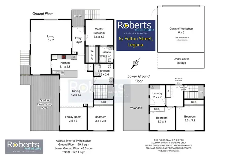 Floorplan of Homely house listing, 67 Fulton St, Legana TAS 7277