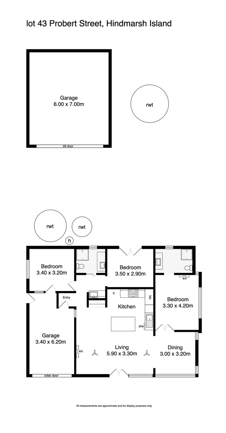 Floorplan of Homely house listing, Lot 43 Probert Street, Hindmarsh Island SA 5214