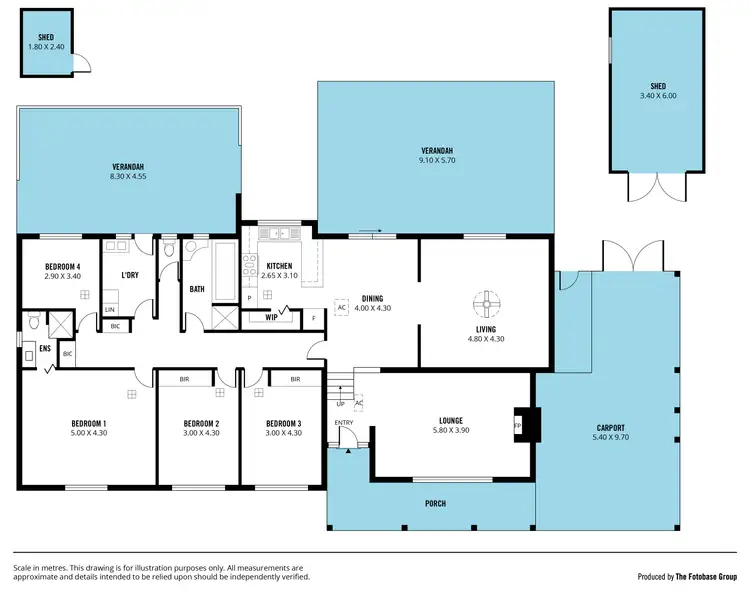 Floorplan of Homely house listing, 22 Jerilderie Drive, Happy Valley SA 5159