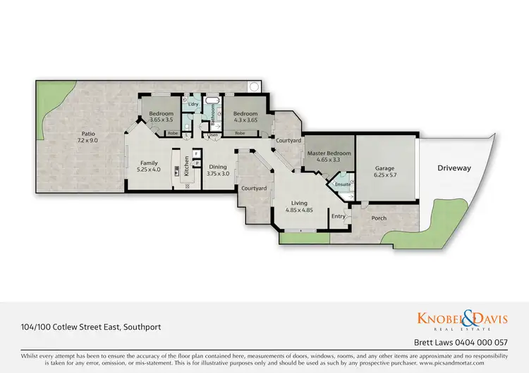 Floorplan of Homely house listing, 4/100 Cotlew Street East, Southport QLD 4215