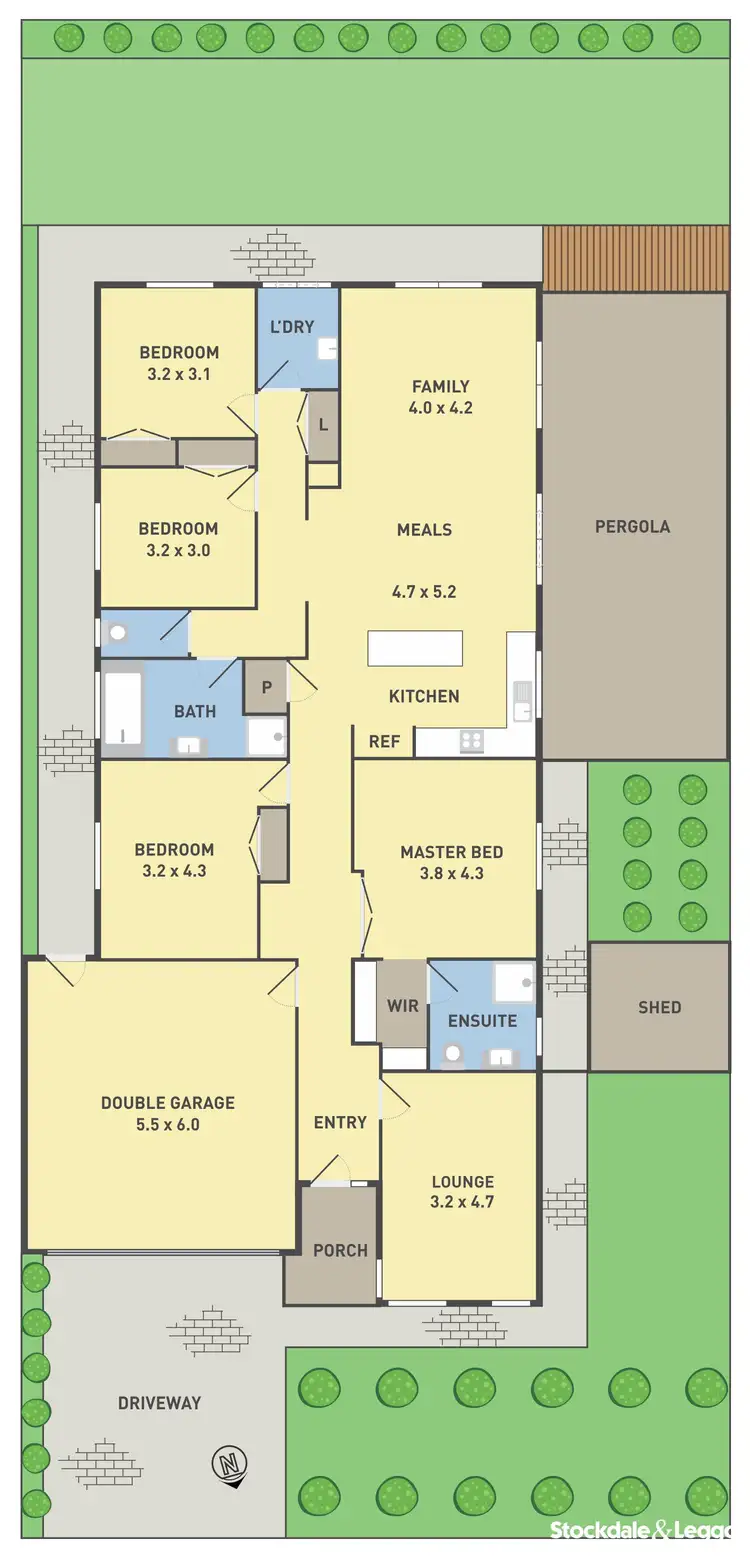 Floorplan of Homely house listing, 15 Jasper Grove, Greenvale VIC 3059