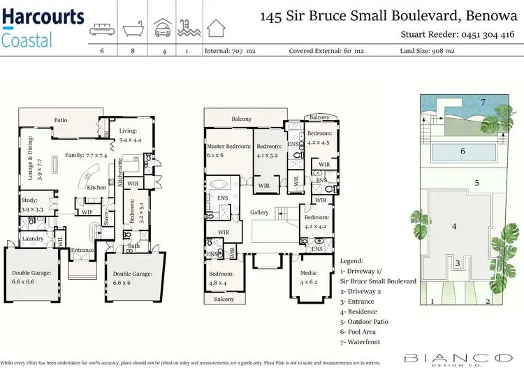 Floorplan of Homely house listing, 145 Sir Bruce Small Boulevard, Benowa Waters QLD 4217