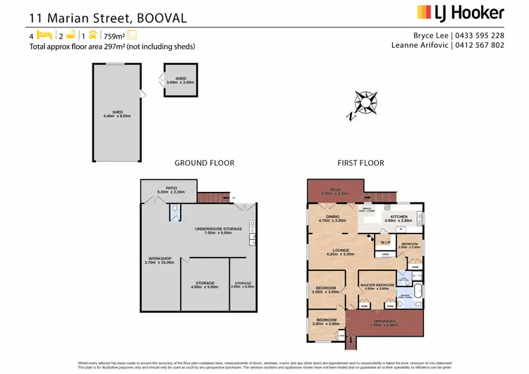 Floorplan of Homely house listing, 11 Marian Street, Booval QLD 4304