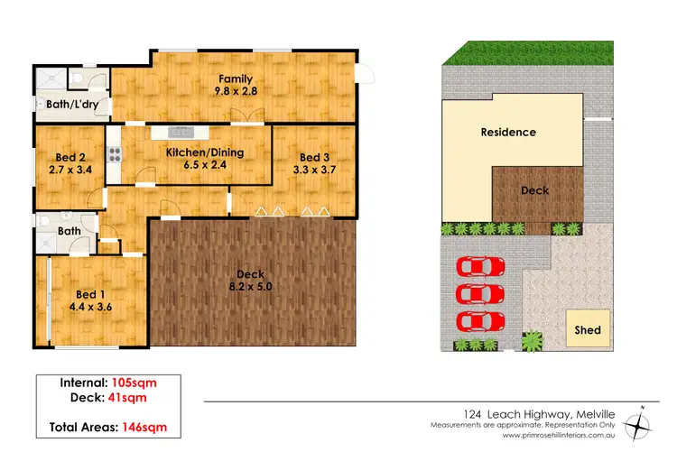 Floorplan of Homely house listing, 124 Leach Highway, Melville WA 6156