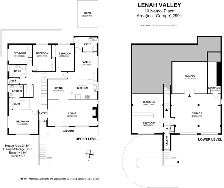 Floorplan of Homely house listing, 10 Namoi Place, Lenah Valley TAS 7008