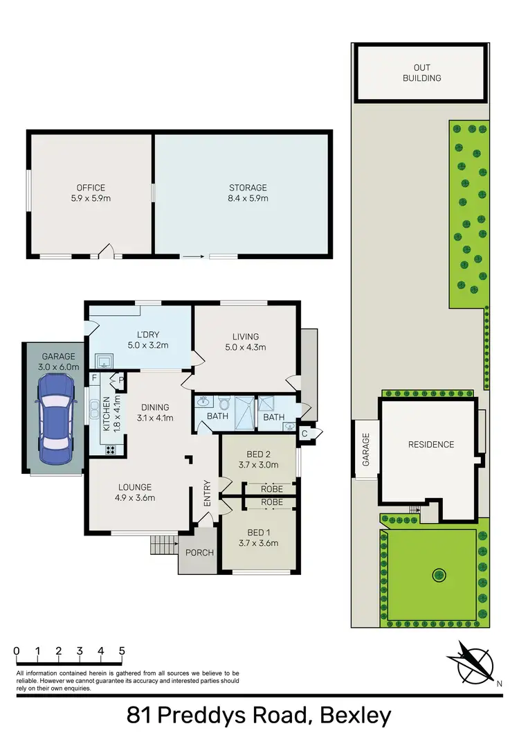 Floorplan of Homely house listing, 81 Preddys Road, Bexley NSW 2207