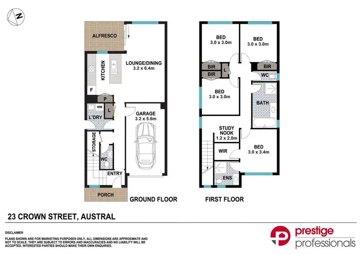 Floorplan of Homely house listing, Lot 54, 23 Crown Street, Austral NSW 2179