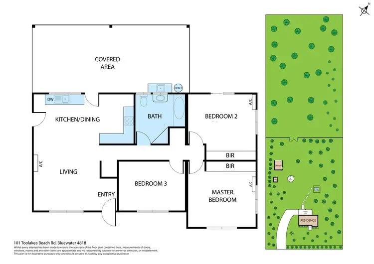 Floorplan of Homely house listing, 101 Toolakea Beach Road, Bluewater QLD 4818