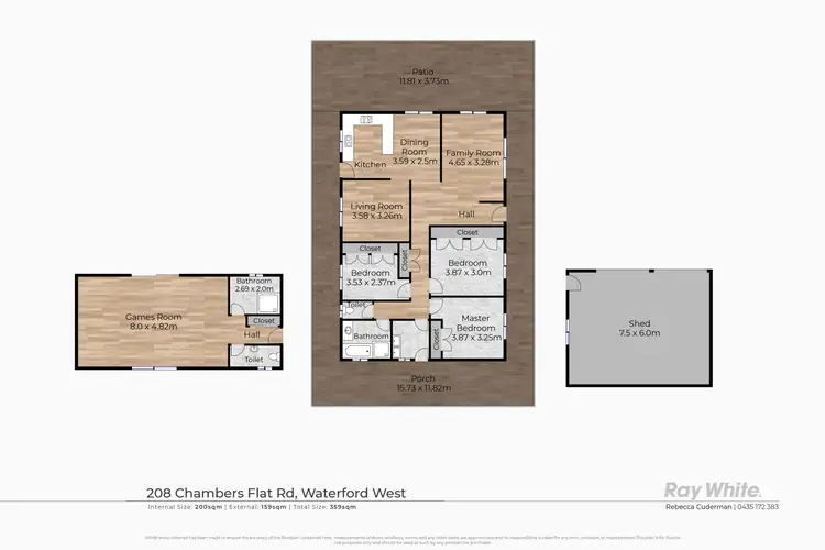 Floorplan of Homely house listing, 208 Chambers Flat Road, Waterford West QLD 4133