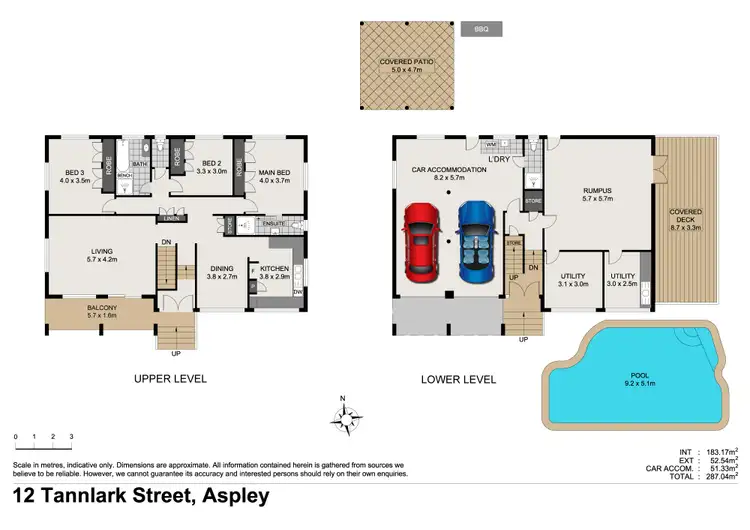 Floorplan of Homely house listing, 12 Tannlark Street, Aspley QLD 4034