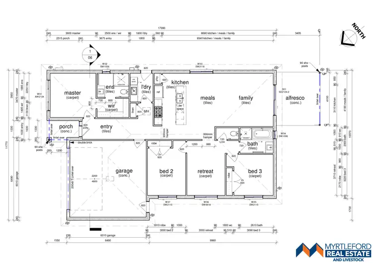 Floorplan of Homely house listing, 10 Rothery Place, Myrtleford VIC 3737