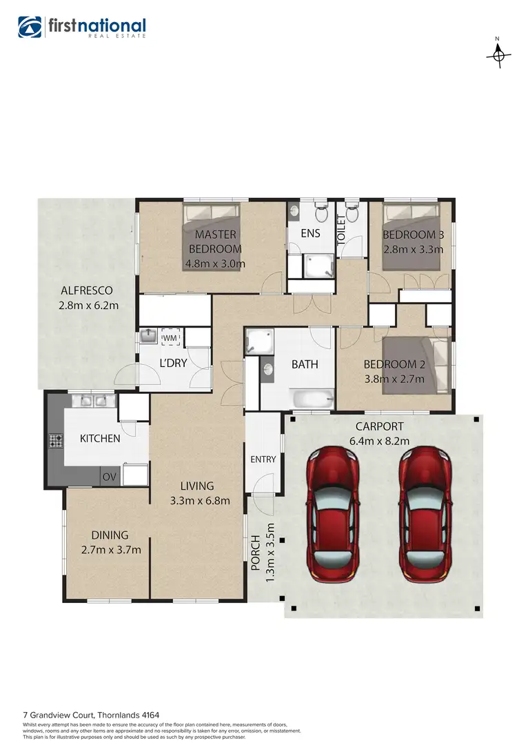 Floorplan of Homely house listing, 7 Grandview Court, Thornlands QLD 4164