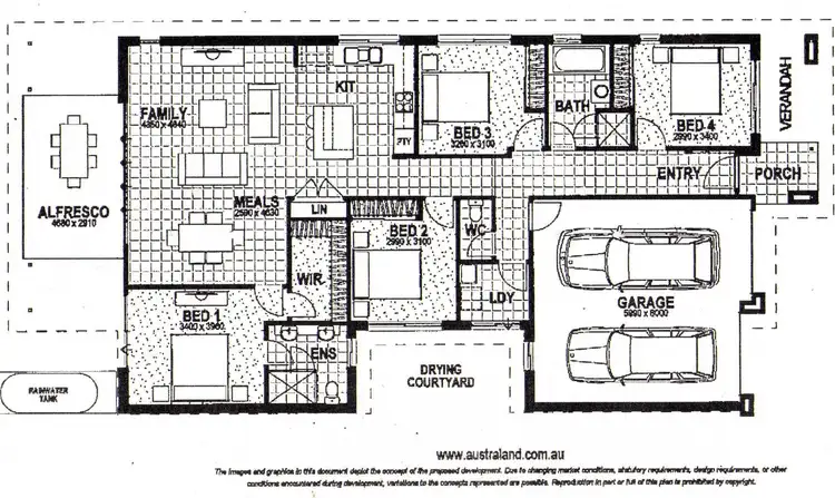 Floorplan of Homely house listing, 15 Francisca Drive, Augustine Heights QLD 4300
