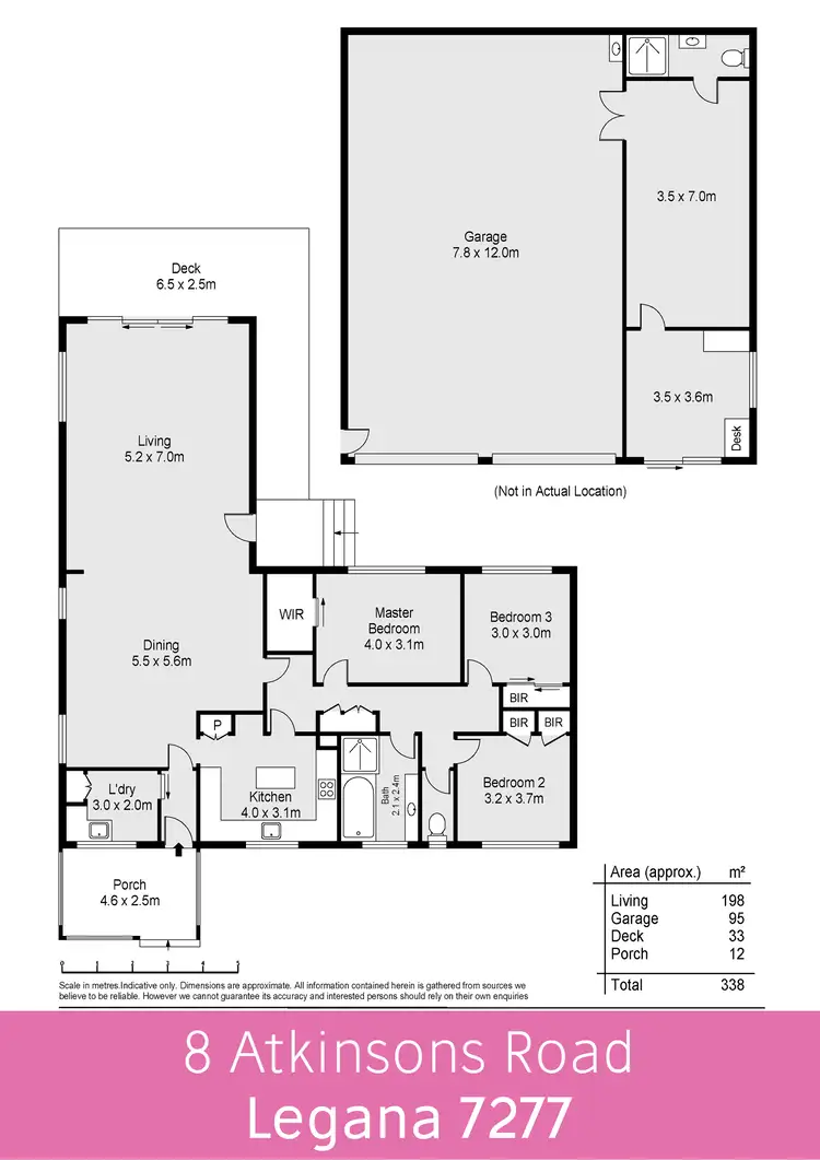 Floorplan of Homely house listing, 8 Atkinsons Road, Legana TAS 7277