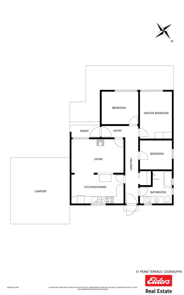 Floorplan of Homely house listing, 31 Peake Terrace, Coonalpyn SA 5265