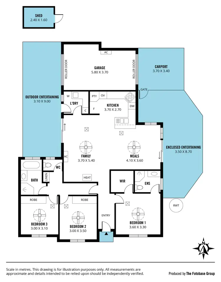 Floorplan of Homely house listing, 36 Benny Crescent, South Brighton SA 5048