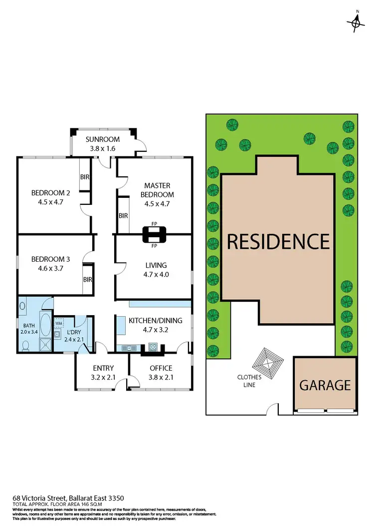 Floorplan of Homely house listing, 68 Victoria Street, Ballarat East VIC 3350