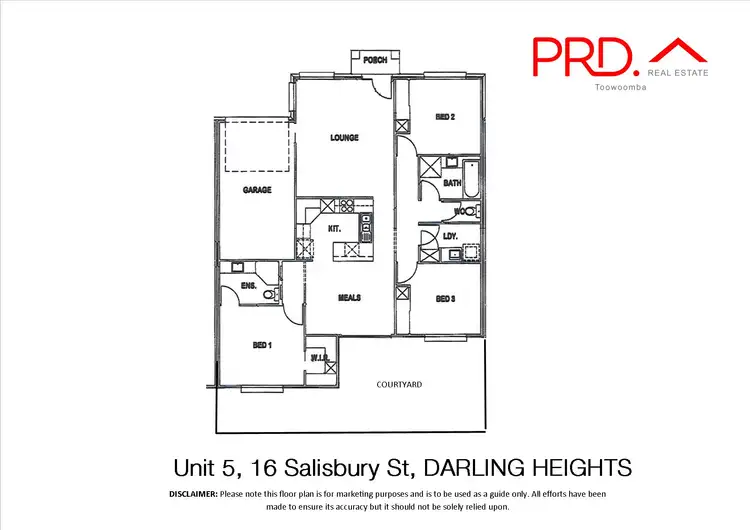 Floorplan of Homely unit listing, 5/16 Salisbury Street, Darling Heights QLD 4350