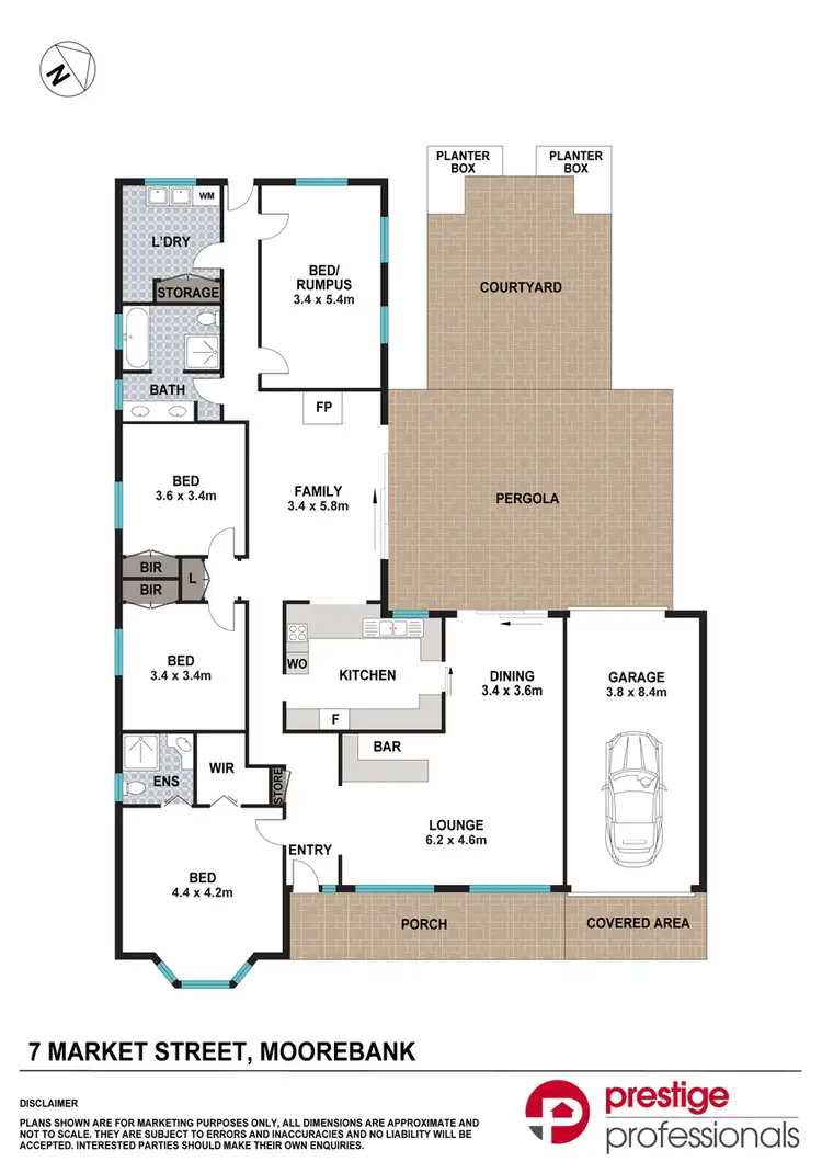 Floorplan of Homely house listing, 7 Market Street, Moorebank NSW 2170
