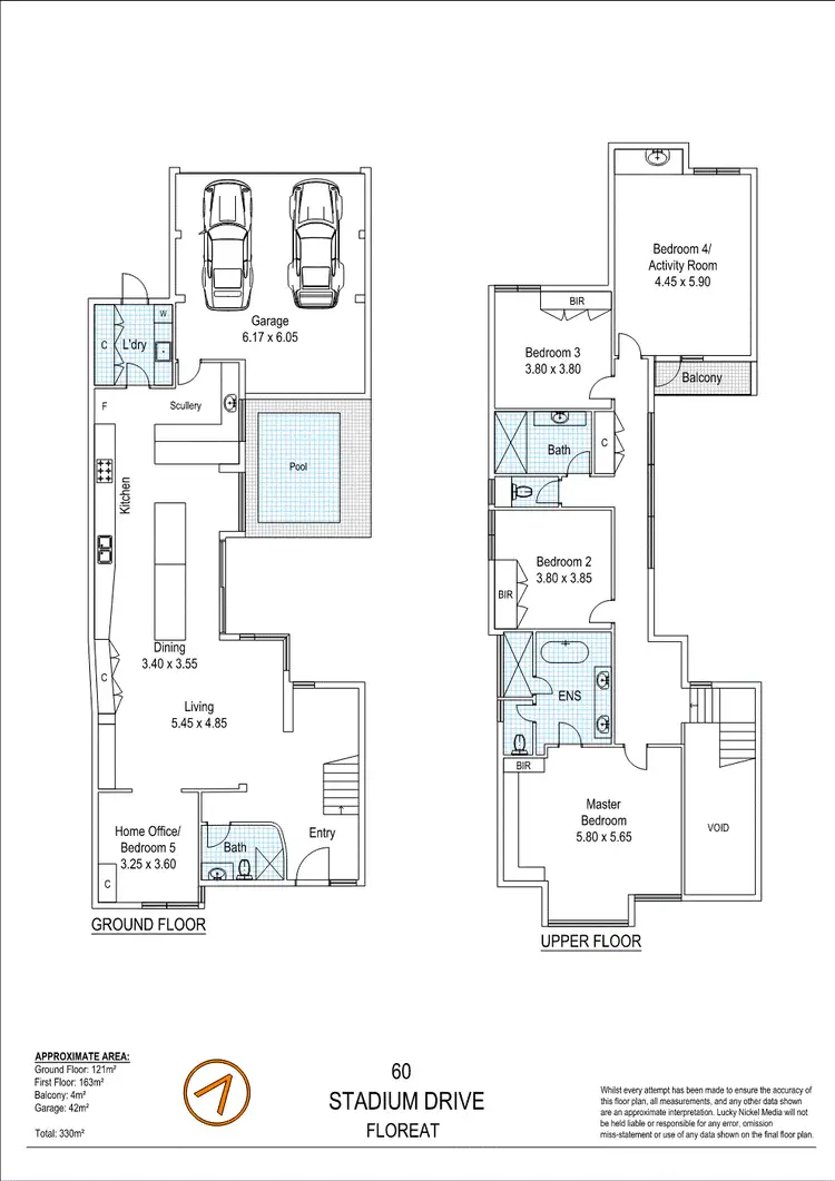 Floorplan of Homely house listing, 60 Stadium Drive, Floreat WA 6014