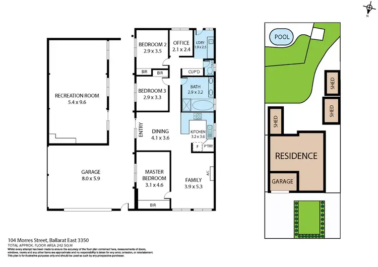 Floorplan of Homely house listing, 104-106 Morres Street, Ballarat East VIC 3350