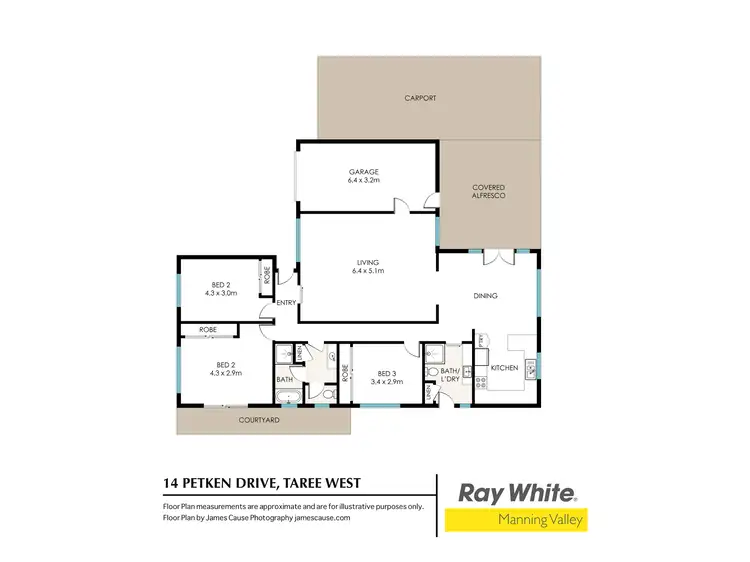 Floorplan of Homely house listing, 14 Petken Drive, Taree NSW 2430