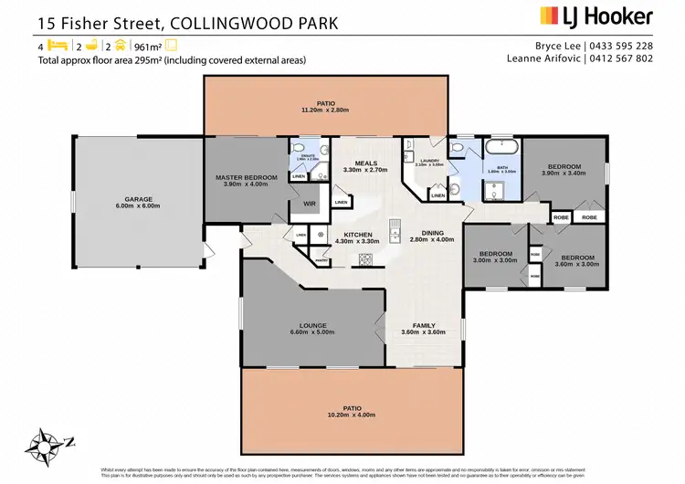 Floorplan of Homely house listing, 15 Fisher Street, Collingwood Park QLD 4301