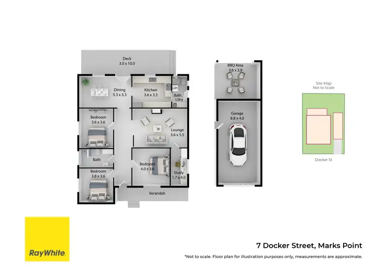 Floorplan of Homely house listing, 7 Docker Street, Marks Point NSW 2280