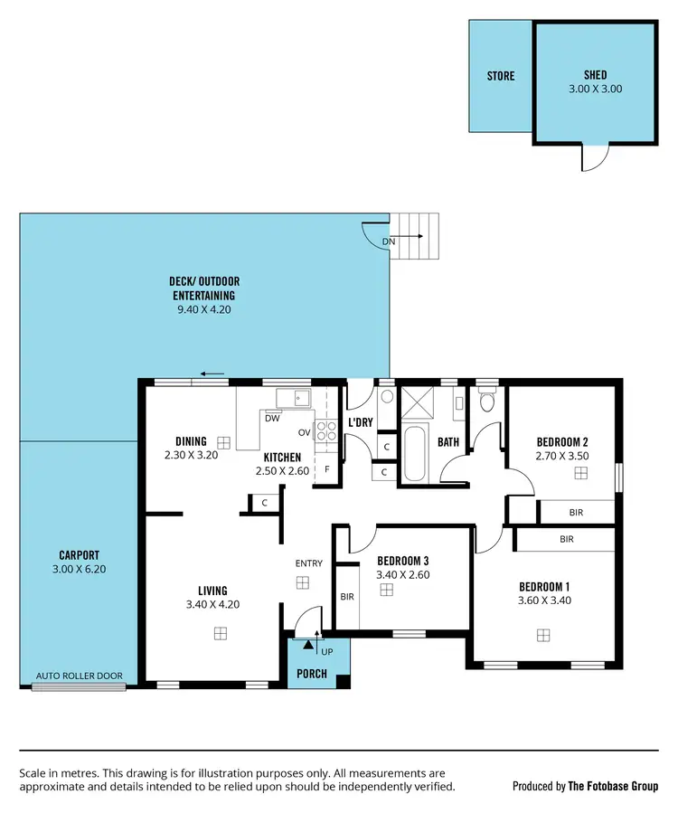 Floorplan of Homely house listing, 9 Alexander Crescent, Hackham SA 5163