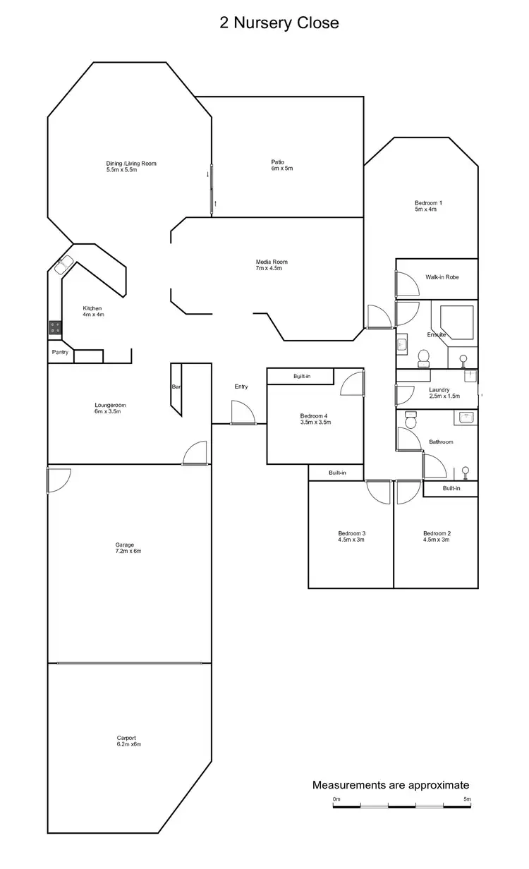 Floorplan of Homely house listing, 2 Nursery Close, Grafton NSW 2460