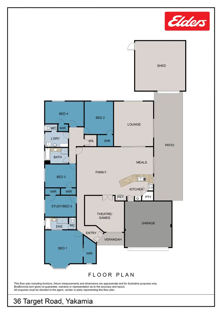 Floorplan of Homely house listing, 36 Target Road, Yakamia WA 6330