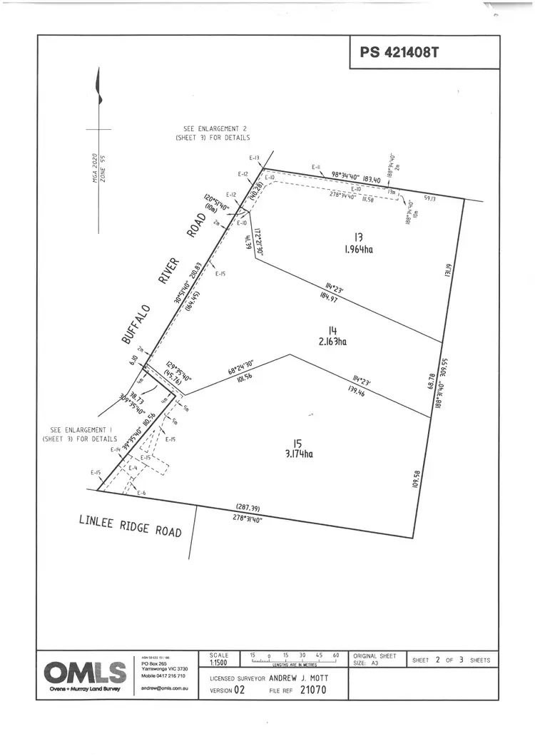 Floorplan of Homely land listing, Lot 13 Buffalo River Road, Myrtleford VIC 3737