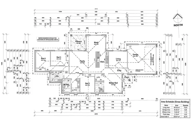 Floorplan of Homely house listing, 4 Tea Tree Close, Myrtleford VIC 3737