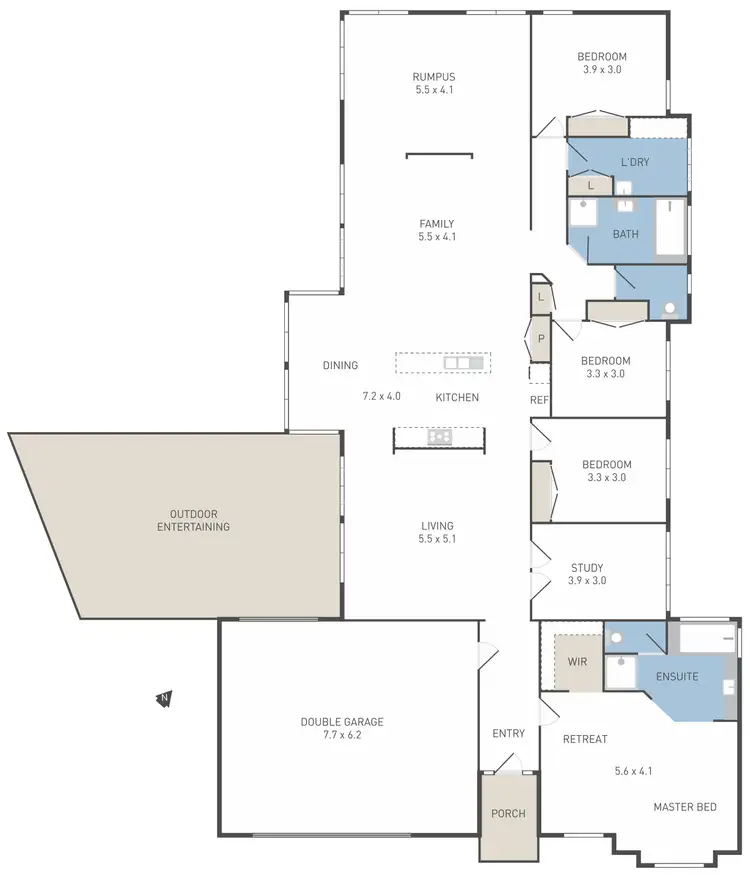 Floorplan of Homely house listing, 3 Finsbury Close, Caroline Springs VIC 3023