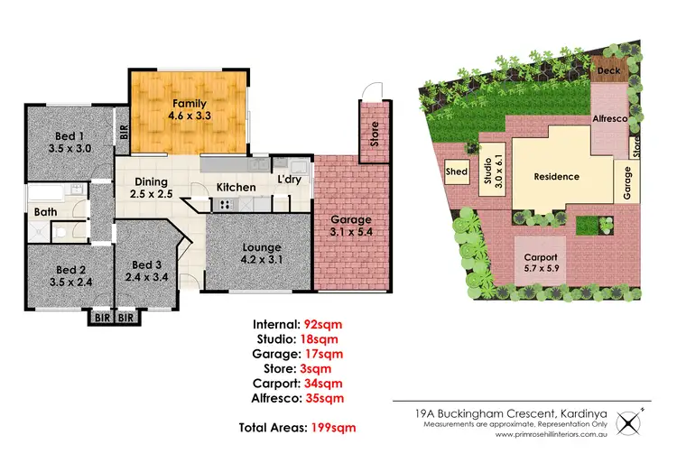 Floorplan of Homely house listing, 19A Buckingham Crescent, Kardinya WA 6163