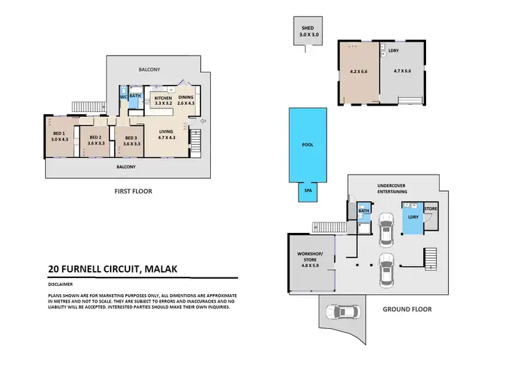 Floorplan of Homely house listing, 20 Furnell Crescent, Malak NT 812