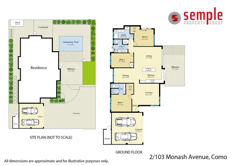 Floorplan of Homely house listing, 2/103 Monash Avenue, Como WA 6152