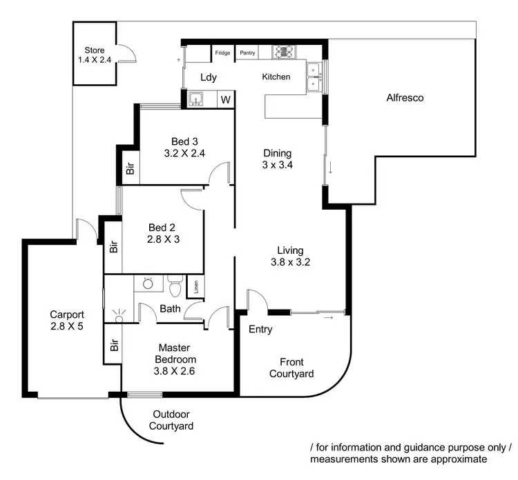Floorplan of Homely villa listing, 2/73 McMillan Street, Victoria Park WA 6100