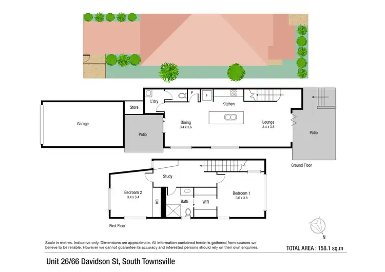 Floorplan of Homely townhouse listing, 26/66-76 Davidson Street, South Townsville QLD 4810