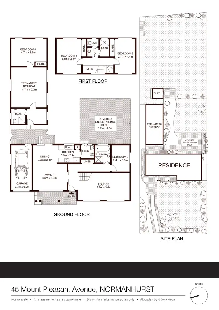 Floorplan of Homely house listing, 45 Mount Pleasant Avenue, Normanhurst NSW 2076