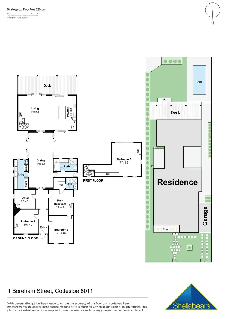 Floorplan of Homely house listing, 1 Boreham Street, Cottesloe WA 6011