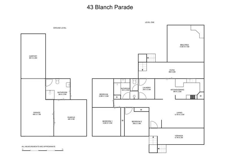 Floorplan of Homely house listing, 43 Blanch Parade, South Grafton NSW 2460