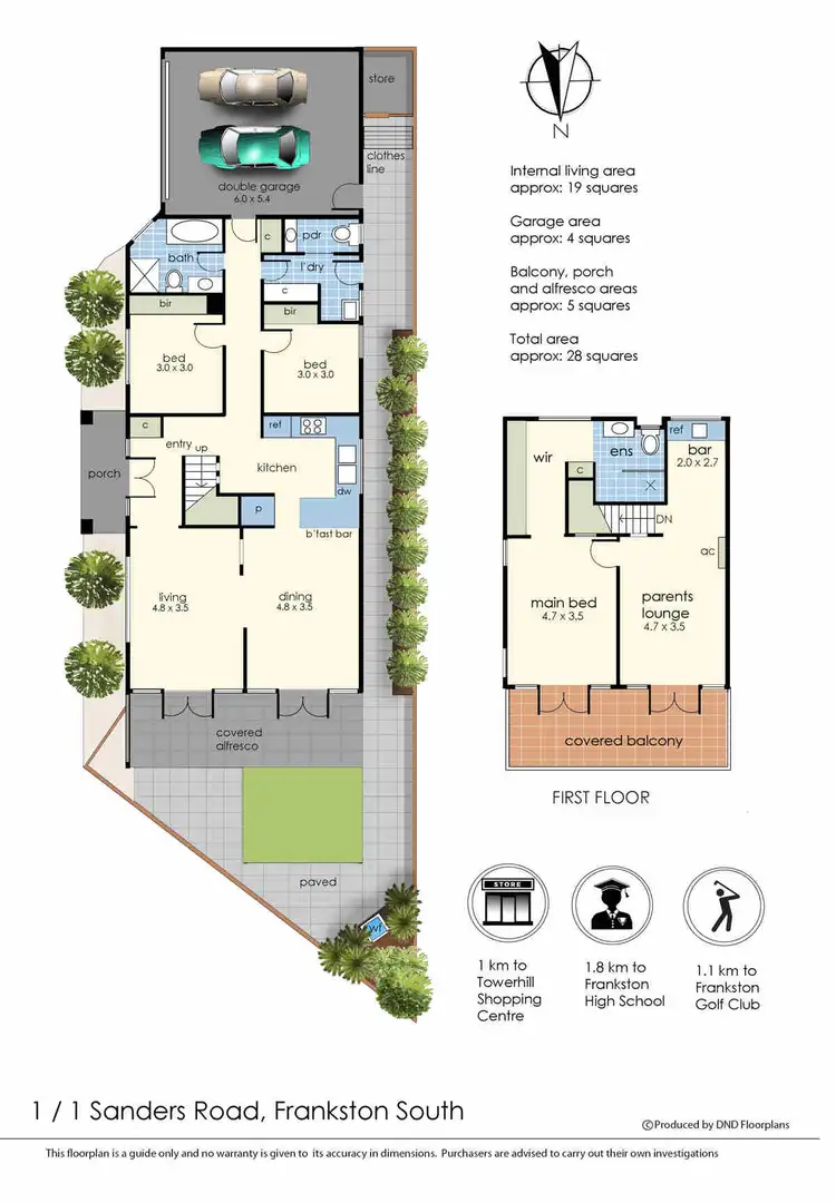 Floorplan of Homely house listing, 1/1 Sanders Road, Frankston South VIC 3199